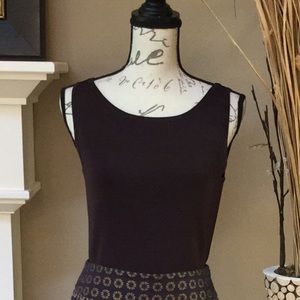 Linda Lucia brown top, size S